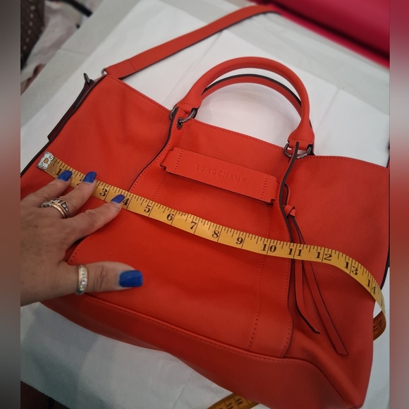 Longchamp Coral Tote Bag NWOT - Picture 10 of 11